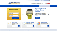 Desktop Screenshot of labelsdirect.com