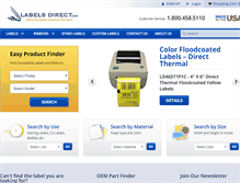 Tablet Screenshot of labelsdirect.com